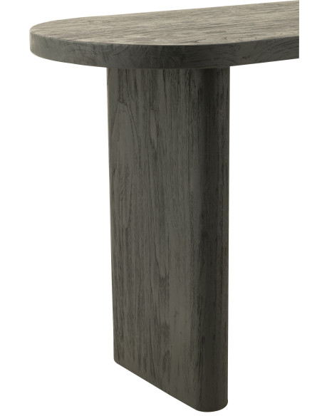Table en bois de teck noirJ-Line43765