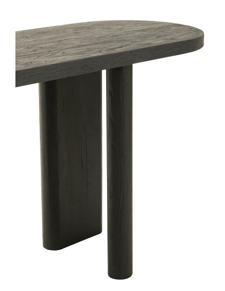 Table en bois de teck noirJ-Line43765