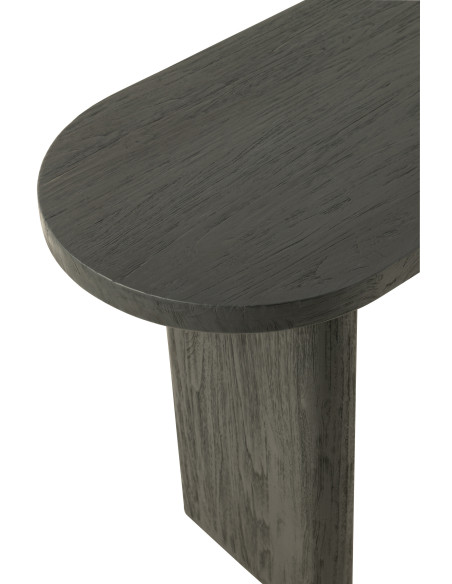 Table en bois de teck noirJ-Line43765