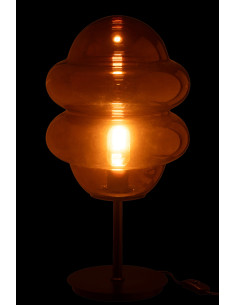 Lampe de table cuillère à miel verre marronJ-Line227,20 € 2