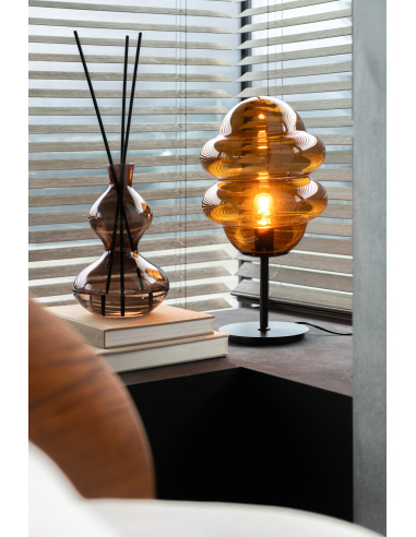 Lampe de table cuillère à miel verre marronJ-Line227,20 €