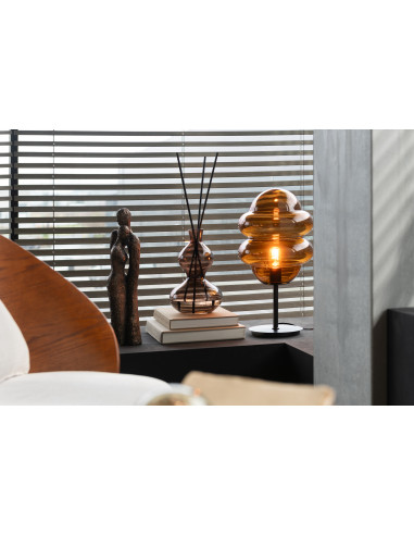 Lampe de table cuillère à miel verre marronJ-Line227,20 €