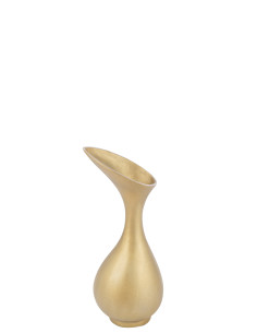 Vase Olivia en aluminium doré petitJ-Line35991 2
