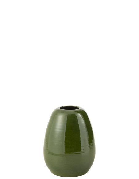 Vase Lola en porcelaine verte petitJ-Line48355