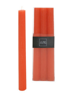Boîte 6 Bougie de Table Orange -13H 2