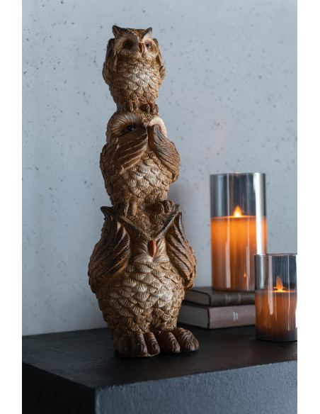 Lampe LED en verre gris moyen brillant
