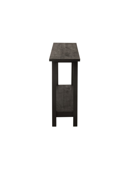 Console en bois de manguier carrée noireJ-Line45930