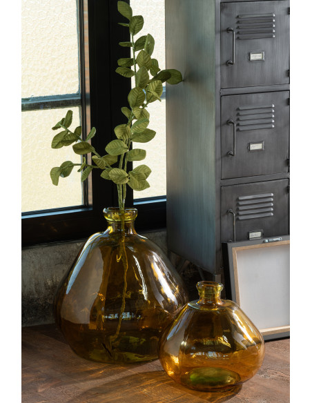 Grand vase en verre ocre LauraJ-Line21715