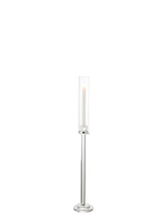 Porte-bougie en verre transparent Moira petitJ-Line