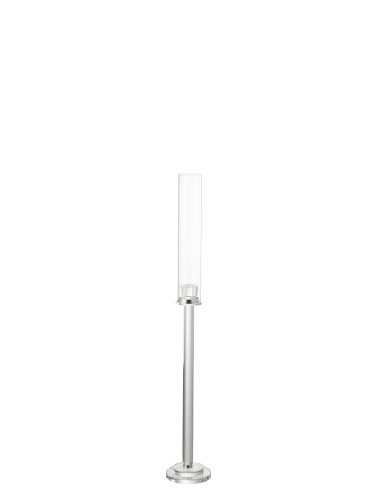 Porte-bougie en verre transparent Moira petitJ-Line