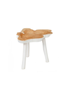 La table d'appoint organique - Naturel Blanc