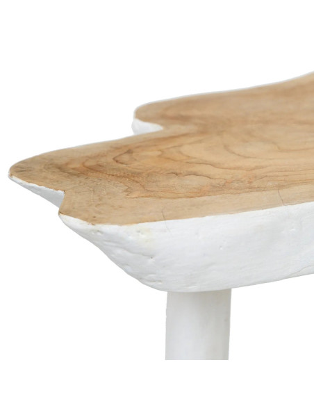 La table d'appoint organique - Naturel Blanc