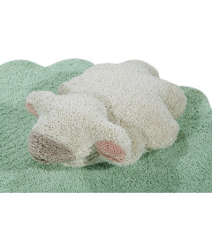Tapis Lavable Rond Puffy Sheep Ø140 cm