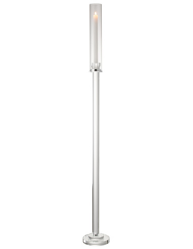 Porte-bougie en verre transparent Moira grandJ-Line