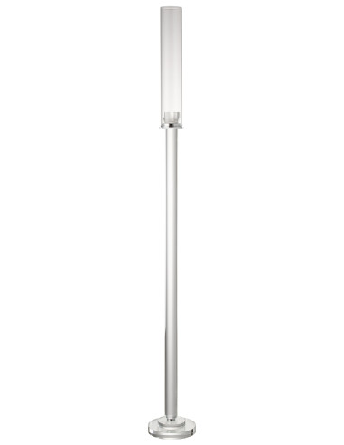 Porte-bougie en verre transparent Moira grandJ-Line