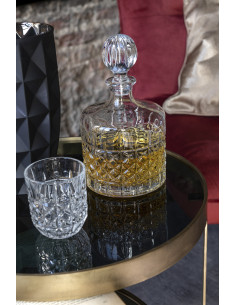 Carafe en verre transparent unique