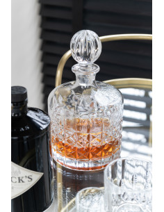 Carafe en verre transparent unique 2
