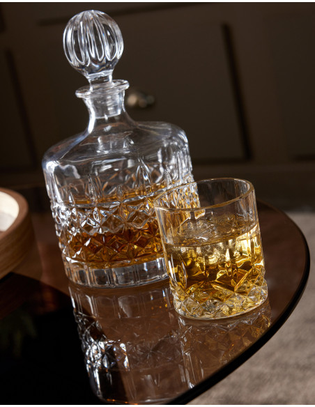 Carafe en verre transparent unique