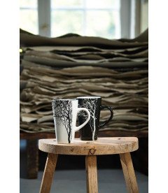 Mug XXL 0,50l Noir Motif Arbre