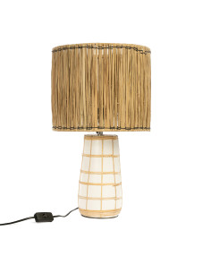 Lampe de table Molokai - Blanc Naturel