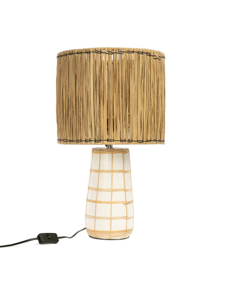 Lampe de table Molokai - Blanc Naturel