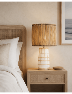 Lampe de table Molokai - Blanc Naturel 2