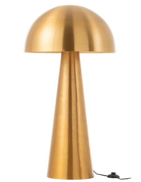 Lampe Champignon Métal Doré Mat Extra LargeJ-Line