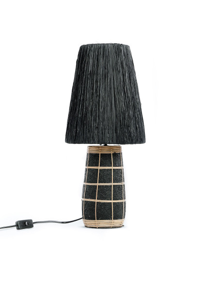 Lampe de table Naxos - Noir Naturel