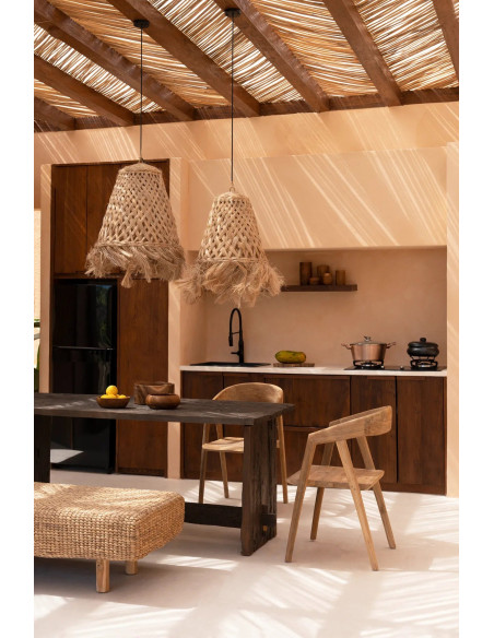 La lampe suspendue méduse - Naturel - L