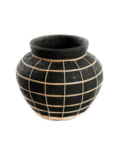 Vase Belly - Noir Naturel - L