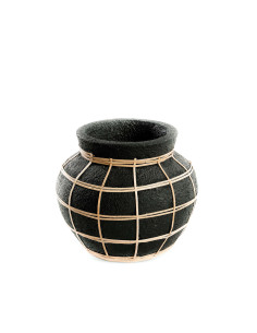 Vase Belly - Noir Naturel - S