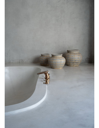 Vase Belly - Beton Naturel - S