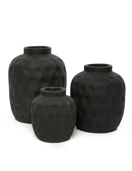 Le vase Trendy - noir - M