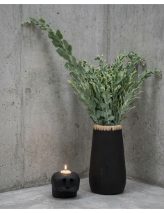 Vase Sneaky - Noir Naturel - M 2