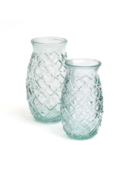Le verre à ananas - Bleu - LBazar Bizar