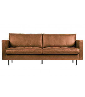 Canapé Rodéo Classic 2.5 Places XL Cognac Cuir RecycléWOOOD by De Eekhoorn