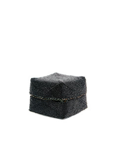 Le panier en perles - Noir - S