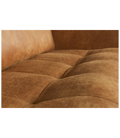 Canapé Rodéo Classic 3 Places XL Cognac Cuir Recyclé Façon MatelasséWOOOD by De Eekhoorn Canapé Rodéo Classic 3 Places XL Cognac Cuir Recyclé Façon MatelasséWOOOD by De Eekhoorn