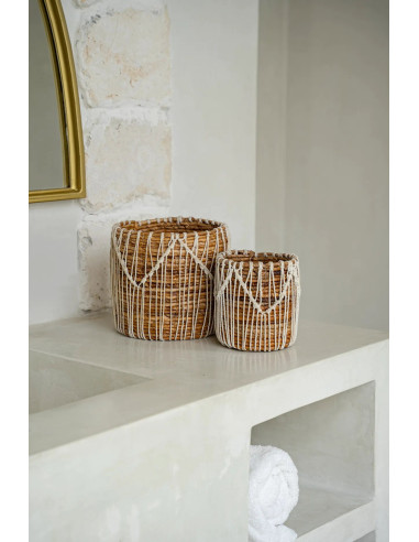 Le Panier Macra-mazing - Naturel Blanc - S