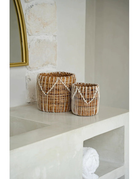 Le Panier Macra-mazing - Naturel Blanc - S