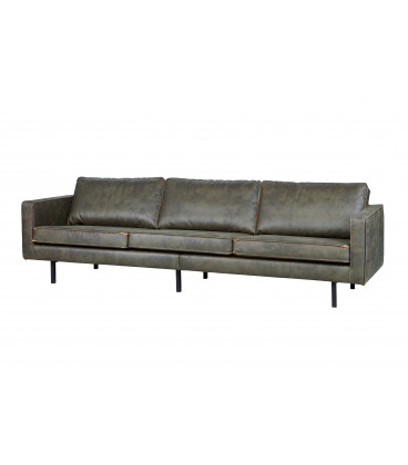 Canapé Rodéo 3 Places XL Army Cuir RecycléWOOOD by De Eekhoorn