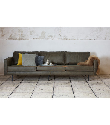 Canapé Rodéo 3 Places XL Army Cuir RecycléWOOOD by De Eekhoorn