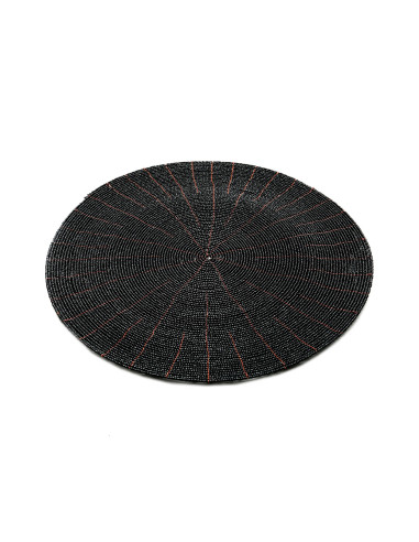Le set de table perlé - Noir