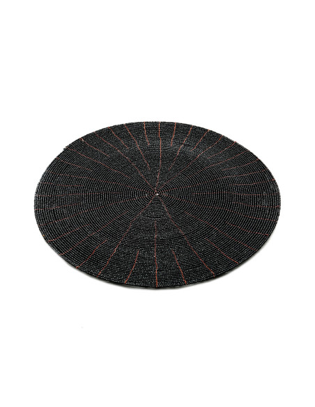 Le set de table perlé - Noir