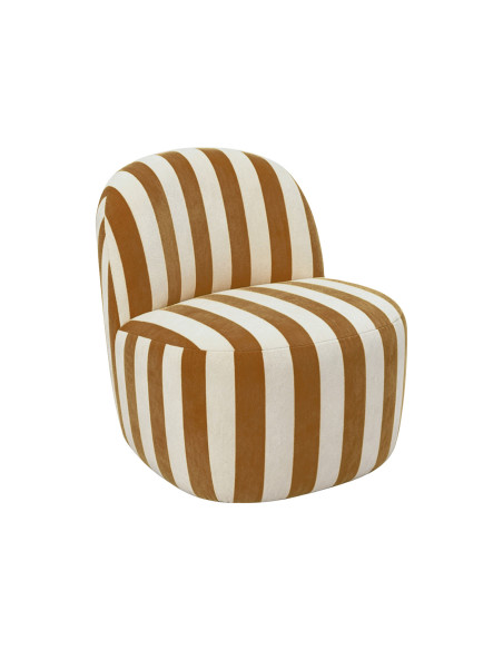 Fauteuil Pop Rayure Brun opjet