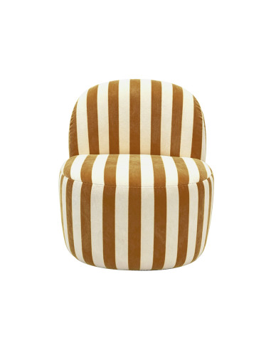 Fauteuil Pop Rayure Brun opjet