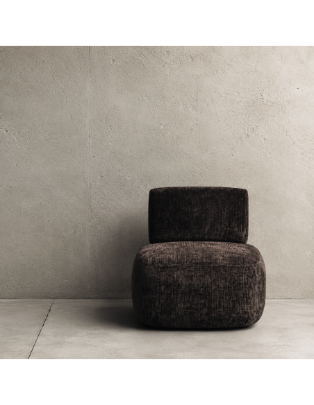 Fauteuil flore choco opjet