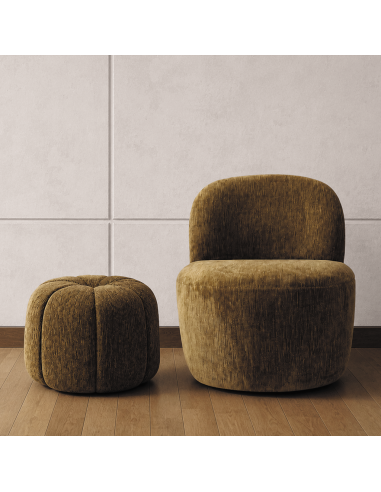 Fauteuil Pop Rayure Olive opjet