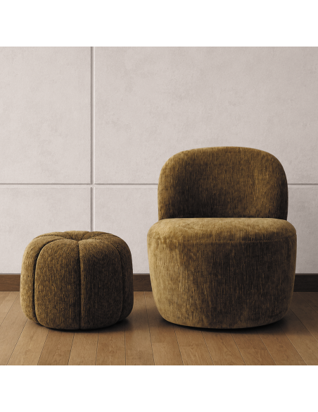 Fauteuil Pop Rayure Olive opjet