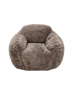 Fauteuil Balou fausse fourrure sable opjet 2